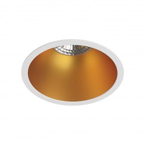 DK3026-WG Встраиваемый светильник, IP 20, 10 Вт, GU5.3, LED, белый/золотой, пластик в Набережных Челнах - naberezhnye-chelny.mebel24.online | фото 1