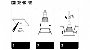 DK3026-WH Встраиваемый светильник, IP 20, 10 Вт, GU5.3, LED, белый, пластик в Набережных Челнах - naberezhnye-chelny.mebel24.online | фото 7