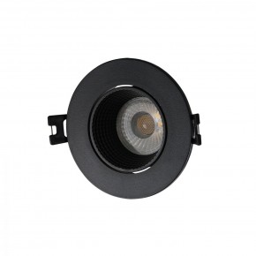 DK3061-BK Встраиваемый светильник, IP 20, 10 Вт, GU5.3, LED, черный/черный, пластик в Набережных Челнах - naberezhnye-chelny.mebel24.online | фото 1