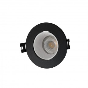 DK3061-BK+WH Встраиваемый светильник, IP 20, 10 Вт, GU5.3, LED, черный/белый, пластик в Набережных Челнах - naberezhnye-chelny.mebel24.online | фото 1