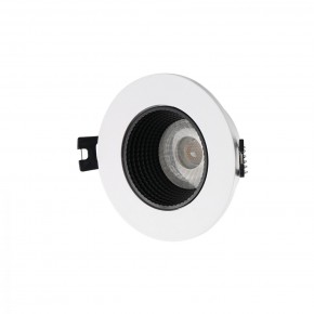 DK3061-WH+BK Встраиваемый светильник, IP 20, 10 Вт, GU5.3, LED, белый/черный, пластик в Набережных Челнах - naberezhnye-chelny.mebel24.online | фото 1