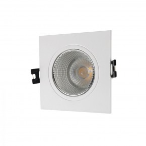 DK3071-WH+CH Встраиваемый светильник, IP 20, 10 Вт, GU5.3, LED, белый/хром, пластик в Набережных Челнах - naberezhnye-chelny.mebel24.online | фото