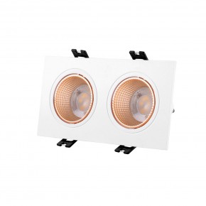 DK3072-WBR Встраиваемый светильник, IP 20, 10 Вт, GU5.3, LED, белый/бронзовый, пластик в Набережных Челнах - naberezhnye-chelny.mebel24.online | фото 1