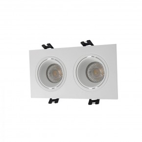DK3072-WH Встраиваемый светильник, IP 20, 10 Вт, GU5.3, LED, белый/белый, пластик в Набережных Челнах - naberezhnye-chelny.mebel24.online | фото 1