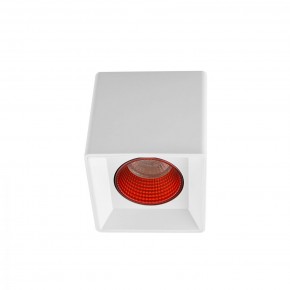 DK3080-WH+RD Светильник накладной IP 20, 10 Вт, GU5.3, LED, белый/красный, пластик в Набережных Челнах - naberezhnye-chelny.mebel24.online | фото 1