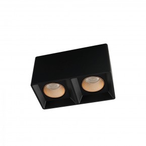 DK3085-BK+BR Светильник накладной IP 20, 10 Вт, GU5.3, LED, черный/бронзовый, пластик в Набережных Челнах - naberezhnye-chelny.mebel24.online | фото 1