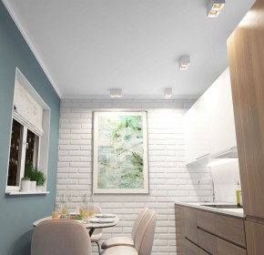 DK3085-WH+BR Светильник накладной IP 20, 10 Вт, GU5.3, LED, белый/бронзовый, пластик в Набережных Челнах - naberezhnye-chelny.mebel24.online | фото 2