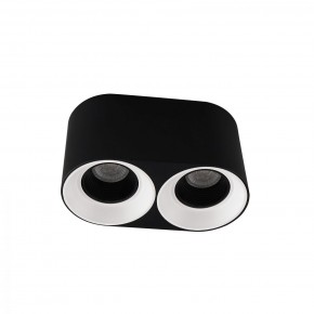 DK3096-BW+BK Светильник накладной IP 20, 10 Вт, GU5.3, LED, черно-белый/черный, пластик в Набережных Челнах - naberezhnye-chelny.mebel24.online | фото