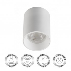 DK3110-WH Светильник накладной IP 20, 10 Вт, GU5.3, LED, белый, пластик в Набережных Челнах - naberezhnye-chelny.mebel24.online | фото 1