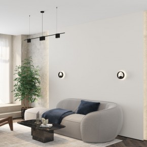 DK5060-BK Бра ORBIT, IP20, 3000К, LED, 10 Вт, черный матовый, алюминий в Набережных Челнах - naberezhnye-chelny.mebel24.online | фото 6
