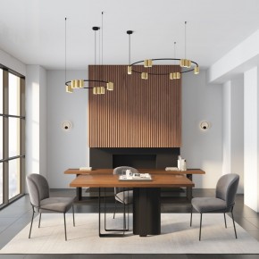 DK5060-BK+SG Бра ORBIT, IP20, 3000К, LED, 10 Вт, черный + сатинированное золото, алюминий в Набережных Челнах - naberezhnye-chelny.mebel24.online | фото 6