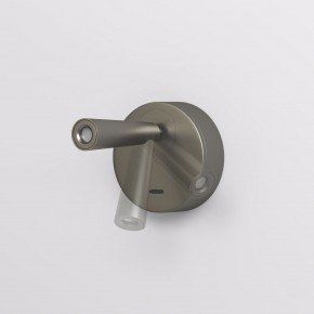 DK5072-DN Бра SHINE WALL со светодиодом, D104*H68, IP20, 3000К, 3W, RA?90, темный никель, алюминий в Набережных Челнах - naberezhnye-chelny.mebel24.online | фото 3