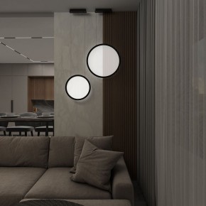 DK6606-BK Подвесной вертикальный светильник Veil со светодиодом H1700 d600 220V 48W 3000-6000K IP20 черный алюминий в Набережных Челнах - naberezhnye-chelny.mebel24.online | фото 7