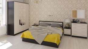 Фиеста Кровать 1800, цвет венге/дуб лоредо, ШхГхВ 183,5х203,5х80 см., сп.м. 1800х2000 мм., без матраса, основание есть в Набережных Челнах - naberezhnye-chelny.mebel24.online | фото 5