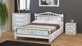 КАРИНА-5 Кровать из массива 900 с 2-мя ящиками в Набережных Челнах - naberezhnye-chelny.mebel24.online | фото 1