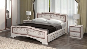 КАРИНА-6 Кровать из массива 1200 с 2-мя ящиками в Набережных Челнах - naberezhnye-chelny.mebel24.online | фото 5
