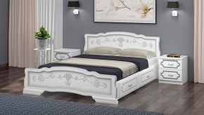 КАРИНА-6 Кровать из массива 900 с 2-мя ящиками в Набережных Челнах - naberezhnye-chelny.mebel24.online | фото 1