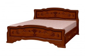 КАРИНА-6 Кровать из массива 900 с 2-мя ящиками в Набережных Челнах - naberezhnye-chelny.mebel24.online | фото 4