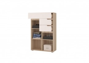 Комод АНТАЛИЯ (Сонома/Белый софт) в Набережных Челнах - naberezhnye-chelny.mebel24.online | фото 2