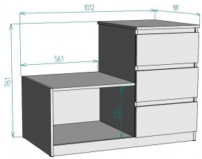 Комод Мальта K207 в Набережных Челнах - naberezhnye-chelny.mebel24.online | фото 2