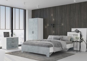 Комод VICTOR (Белый/Бетон) в Набережных Челнах - naberezhnye-chelny.mebel24.online | фото 3