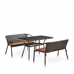 Комплект мебели из иск. ротанга T286A/S139A-W53 Brown в Набережных Челнах - naberezhnye-chelny.mebel24.online | фото 2