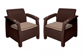 Комплект на балкон Yalta Balcony Set (Ялта) шоколадный в Набережных Челнах - naberezhnye-chelny.mebel24.online | фото 4