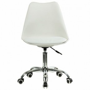 Кресло стул BRABIX "Eames MG-310 CH", хром, пластик белый, экокожа белая, 532923 в Набережных Челнах - naberezhnye-chelny.mebel24.online | фото 1