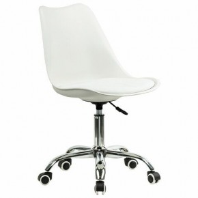 Кресло стул BRABIX "Eames MG-310 CH", хром, пластик белый, экокожа белая, 532923 в Набережных Челнах - naberezhnye-chelny.mebel24.online | фото 2