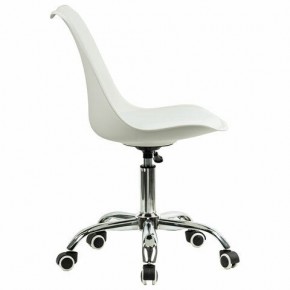 Кресло стул BRABIX "Eames MG-310 CH", хром, пластик белый, экокожа белая, 532923 в Набережных Челнах - naberezhnye-chelny.mebel24.online | фото 3