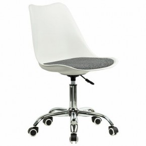 Кресло стул BRABIX "Eames MG-310 CH", хром, пластик белый, ткань серая, 532924 в Набережных Челнах - naberezhnye-chelny.mebel24.online | фото 2