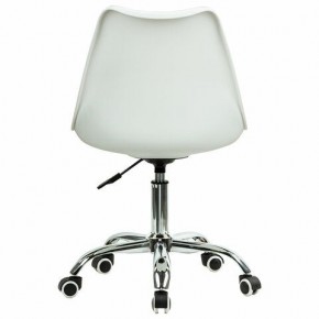 Кресло стул BRABIX "Eames MG-310 CH", хром, пластик белый, ткань серая, 532924 в Набережных Челнах - naberezhnye-chelny.mebel24.online | фото 4