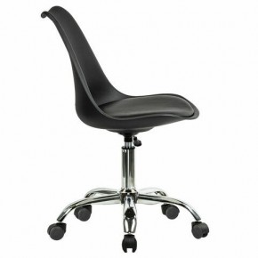 Кресло стул BRABIX "Eames MG-310 CH", хром, пластик черный, экокожа черная, 532925 в Набережных Челнах - naberezhnye-chelny.mebel24.online | фото 3