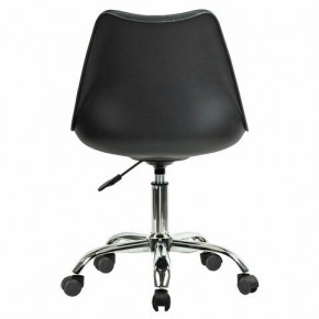 Кресло стул BRABIX "Eames MG-310 CH", хром, пластик черный, экокожа черная, 532925 в Набережных Челнах - naberezhnye-chelny.mebel24.online | фото 4