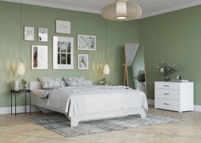 Кровать 1,6 VICTOR + основание (Белый) в Набережных Челнах - naberezhnye-chelny.mebel24.online | фото 4