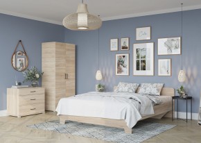 Кровать 1,6 VICTOR + основание (Сонома) в Набережных Челнах - naberezhnye-chelny.mebel24.online | фото 4