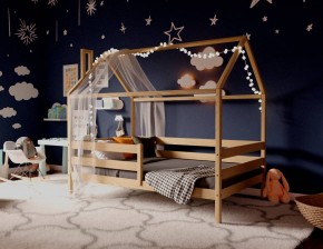Кровать-домик 80*190 без покраски в Набережных Челнах - naberezhnye-chelny.mebel24.online | фото 3