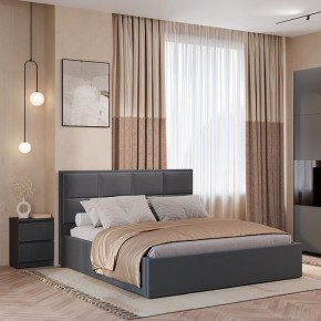 Кровать Линда КР-16 (Графит) 1600 в Набережных Челнах - naberezhnye-chelny.mebel24.online | фото 2