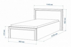 Кровать односпальная Нобиле Кр-90 в Набережных Челнах - naberezhnye-chelny.mebel24.online | фото 2