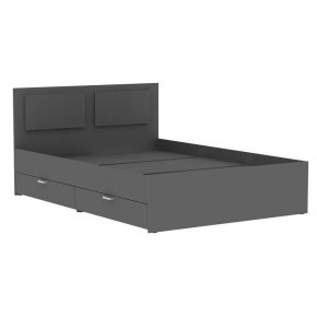 Кровать Ольга L44 (1800) 2 ящика (Графит) в Набережных Челнах - naberezhnye-chelny.mebel24.online | фото