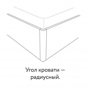 Кровать "Сандра" БЕЗ основания 1400х2000 в Набережных Челнах - naberezhnye-chelny.mebel24.online | фото 3