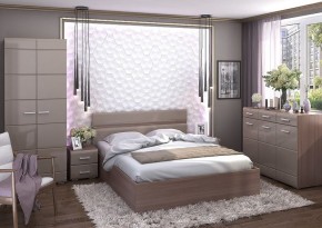 Кровать Вегас 1,4м Шимо темный в Набережных Челнах - naberezhnye-chelny.mebel24.online | фото 2