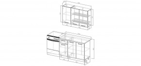 Кухонный гарнитур Антик 1200 (Стол. 38мм) в Набережных Челнах - naberezhnye-chelny.mebel24.online | фото 2