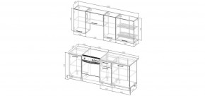 Кухонный гарнитур Антик 2000 (Стол. 38мм) в Набережных Челнах - naberezhnye-chelny.mebel24.online | фото 2