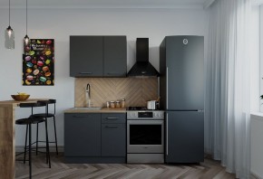 Кухонный гарнитур Антрацит 1000 (Стол. 38мм) в Набережных Челнах - naberezhnye-chelny.mebel24.online | фото