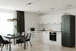 Кухонный гарнитур Белый Глянец 2600*1600 (Стол. 38мм) в Набережных Челнах - naberezhnye-chelny.mebel24.online | фото 1