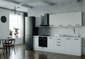 Кухонный гарнитур Белый Глянец 2800 (Стол. 38мм) в Набережных Челнах - naberezhnye-chelny.mebel24.online | фото 1