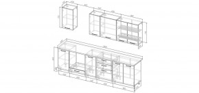 Кухонный гарнитур Каппучино 2800 (Стол. 38мм) в Набережных Челнах - naberezhnye-chelny.mebel24.online | фото 2