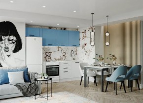 Кухонный гарнитур Капри 2550 (Стол. 26мм) в Набережных Челнах - naberezhnye-chelny.mebel24.online | фото