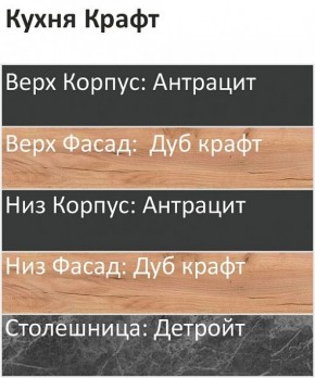 Кухонный гарнитур Крафт 2200 (Стол. 38мм) в Набережных Челнах - naberezhnye-chelny.mebel24.online | фото 3